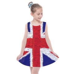 Union Jack Flag National Country Kids  Summer Dress by Celenk
