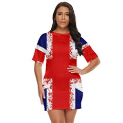 Union Jack London Flag Uk Just Threw It On Dress by Celenk