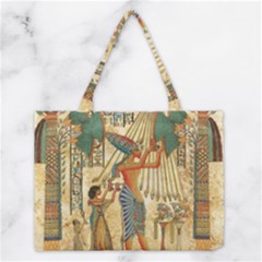 Egyptian Man Sun God Ra Amun Medium Tote Bag by Celenk