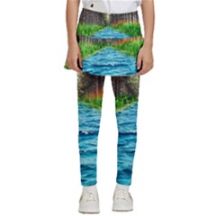 River Forest Landscape Nature Kids  Skirted Pants by Celenk