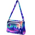 Fantasy Universe Art Wallpaper Artwork Front Pocket Crossbody Bag View1