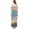 Abstract Art Psychedelic Arts Experimental Draped Sleeveless Chiffon Jumpsuit View2