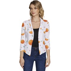 Oranges Women s Casual 3/4 Sleeve Spring Jacket by SychEva