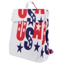 Usa Stars Fourth Of July Symbol America Usa Stars Flap Top Backpack View1