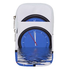 The Eleventh Hour Clock Time Catastrophe Waist Pouch (large) by Wegoenart