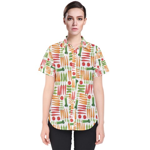 Vegetables Women s Short Sleeve Shirt by SychEva