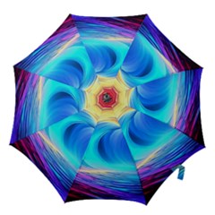 Art Fantasy Painting Colorful Pattern Design Hook Handle Umbrellas (large) by Ravend