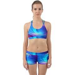 Art Fantasy Painting Colorful Pattern Design Back Web Gym Set by Ravend