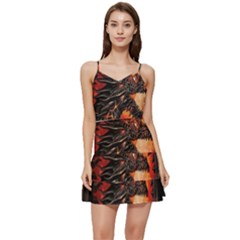 Dragon Short Frill Dress by Salman4z