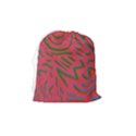 Pattern Saying Wavy Drawstring Pouch (Medium) View2