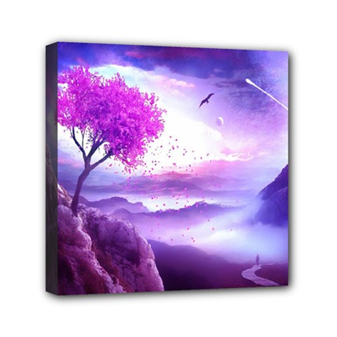 Fantasy World Mini Canvas 6  X 6  (stretched) by Salman4z