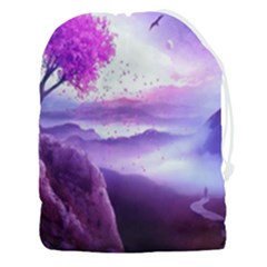 Fantasy World Drawstring Pouch (3xl) by Salman4z