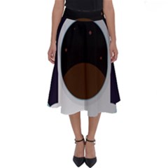 Astronaut Space Astronomy Universe Perfect Length Midi Skirt by Salman4z