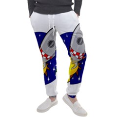 Rocket Ship Launch Vehicle Moon Men s Jogger Sweatpants by Salman4z