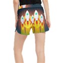Rocket Take Off Missiles Cosmos Women s Runner Shorts View2
