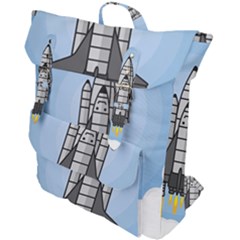 Rocket Shuttle Spaceship Science Buckle Up Backpack by Salman4z