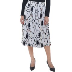 Dog Pattern Classic Velour Midi Skirt  by Salman4z