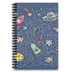 Cat Cosmos Cosmonaut Rocket 5 5  X 8 5  Notebook by Salman4z