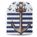 Anchor Background Design Drawstring Pouch (3XL) View2