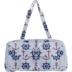 Nautical Seamless Pattern Multi Function Bag by Salman4z