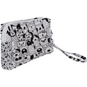 Seamless-pattern-with-black-white-doodle-dogs Wristlet Pouch Bag (Small) View2