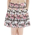 Cute-dog-seamless-pattern-background Pleated Mini Skirt View1