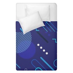 Classic-blue-background-abstract-style Duvet Cover Double Side (single Size) by Salman4z