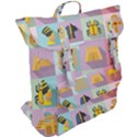 Egypt-icons-set-flat-style Buckle Up Backpack View2