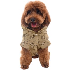 Egyptian-seamless-pattern-symbols-landmarks-signs-egypt Dog Coat by Salman4z