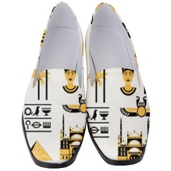 Egypt-symbols-decorative-icons-set Women s Classic Loafer Heels by Salman4z