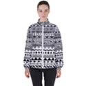 Boho-style-pattern Women s High Neck Windbreaker View1