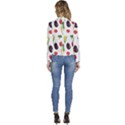 Vegetable Women s Long Sleeve Revers Collar Cropped Jacket View4