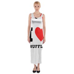 I Love Truffles Fitted Maxi Dress by ilovewhateva