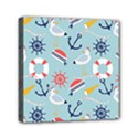 Nautical-marine-symbols-seamless-pattern Mini Canvas 6  x 6  (Stretched) View1