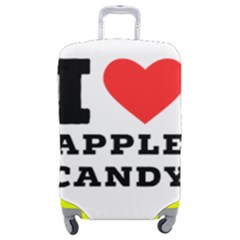 I Love Apple Candy Luggage Cover (medium) by ilovewhateva
