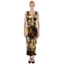 Science Fiction Background Fantasy Fitted Maxi Dress View1