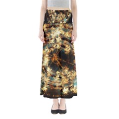 Science Fiction Background Fantasy Full Length Maxi Skirt by danenraven
