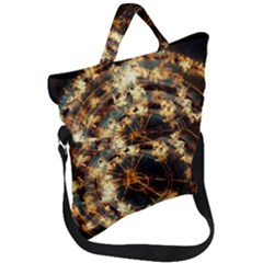Science Fiction Background Fantasy Fold Over Handle Tote Bag by danenraven