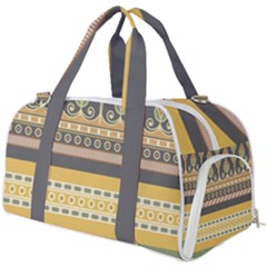 Seamless-pattern-egyptian-ornament-with-lotus-flower Burner Gym Duffel Bag by Salman4z