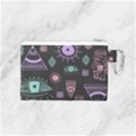 Vintage-seamless-pattern-with-tribal-art-african-style-drawing Canvas Cosmetic Bag (Small) View2