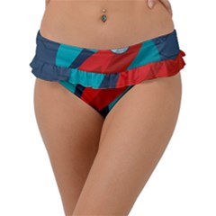 Rocket-with-science-related-icons-image Frill Bikini Bottoms by Salman4z
