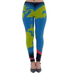 Spaceship-design Lightweight Velour Leggings by Salman4z