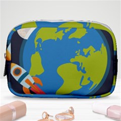 Spaceship-design Make Up Pouch (small) by Salman4z