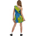Spaceship-design Kids  One Shoulder Party Dress View4