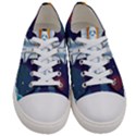 Spaceship-milkyway-galaxy Men s Low Top Canvas Sneakers View1