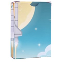 Space-exploration-illustration Playing Cards Single Design (rectangle) With Custom Box by Salman4z