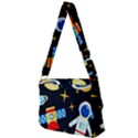 Space seamless pattern Full Print Messenger Bag (S) View2