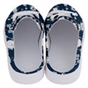 White-robot-blue-seamless-pattern Half Slippers View4