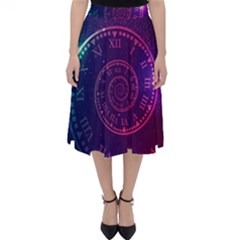 Time-machine Classic Midi Skirt by Salman4z