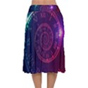 Time-machine Velvet Flared Midi Skirt View2